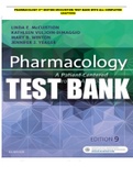 PHARMACOLOGY 9TH EDITION MCCUISTION TEST BANK &lpar;completed all chapters&rpar;