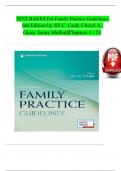 TEST BANKS For Family Practice Guidelines 5th & 6th Edition by Jill C&period; Cash&semi; Cheryl A&period; Glass&semi; Jenny Mullen&vert;&vert;Chapters 1 - 23