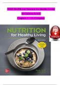 TEST BANK For Nutrition For Healthy Living  6th Edition Schiff   Chapters 1 - 13&comma; Complete 
