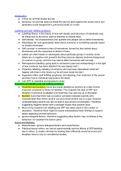 Criminal psychology summary sheet