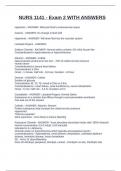 NURS 1141 - Exam 2 WITH ANSWERS