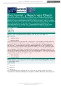 Biochemistry C 785 Readiness Check – Western Governors University | Biochemistry C785 Readiness Check {A Grade}