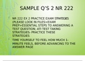 NR 222 Week 5 Sample Questions Exam 2