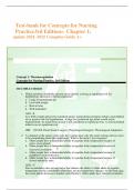 Test-bank for Concepts for Nursing Practice 3rd Edition&equals; Chapter 1- update  Complete Guide A&plus;