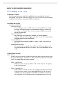 Samenvatting Recht in de creatieve industrie &lpar;M206&rpar;