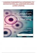 CANADIAN FUNDAMENTALS OF  NURSING 7TH EDITION POTTER &lbrack; ALL CHAPTERS INCLUDED LATEST UPDATE&rsqb;&period;