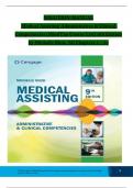 Solution Manual for Medical Assisting Administrative & Clinical Competencies &lpar;MindTap Course List&rpar; 9th Edition by Michelle Blesi&comma; Verified Chapters 1 - 58&comma; Complete Newest Version