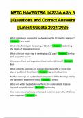 NRTC NAVEDTRA 14233A ASN 3 &vert; Questions and Correct Answers &vert; Latest Update 2024&sol;2025