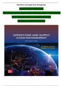 TEST BANK For Operations and Supply Chain Management&comma; 17th Edition by &lpar;F&period; Robert Jacobs&comma; 2024&rpar;&comma; Verified Chapters 1 - 22&comma; Complete Newest Version