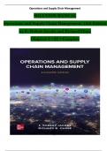 Solution Manual For Operations and Supply Chain Management&comma; 16th Edition by F&period; Robert Jacobs and Richard Chase&comma; Chapters 1 - 22&comma; Complete Verified Newest Version