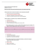 ACLS Exam Version B 2020-2021 questions with answers