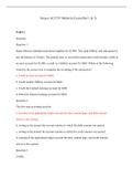 Strayer ACC557 Midterm Exam (Part 1 & 2) 2015 version