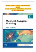 MEDICAL-SURGICAL NURSING&comma; 8TH EDITION 8TH EDITION BY MARY ANN LINTON&comma; ADRIANNE DILL&semi; MATTESON &lpar;AUTHOR&rpar; latest Update&period;