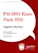 FAC2602 Exam Pack