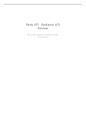 NUR 4909 Pediatric ATI Review Acute and infectious respiratory Epiglottitis chapt 17