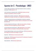 Apuntes 1er C - Psicobiolog&iacute;a - UNED