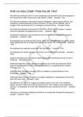 PHR-CA 2024 COMP TRUE&sol;FALSE TEST