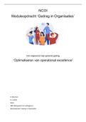NCOI geslaagde moduleopdracht Gedrag in Organisaties April 2022 - 'Van ongewenst naar gewenst gedrag' - Eindcijfer 8 met feedback NCOI
