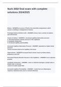 Nurb 3050 final exam with complete solutions 2024&lowbar;2025&period;