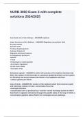 NURB 3050 Exam 3 with complete solutions 2024&lowbar;2025