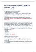 FIN2601 Assignment 2 COMPLETE ANSWERS&rpar;  Semester 2 2024