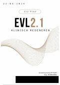 Klinisch redeneren EVL2&period;1 beoordeeld met een ruim voldoende
