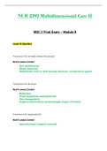 Final Exam (Module 8) - NUR2392 / NUR 2392 (Latest 2022 / 2023) : Multidimensional Care II / MDC 2 - Rasmussen