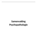 Samenvatting Psychiatrie, een inleiding, ISBN: 9789043038126  Psychopathologie (10e editie)