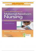 DAVIS ADVANTAGE FOR MATERNAL-NEWBORN NURSING CRITICAL COMPONENTS OF NURSING CARE FOURTH EDITION BY CONNIE DURHAM&comma; ROBERTA&semi; CHAPMAN&comma; LINDA&semi; MILLER &lpar;AUTHOR&rpar;