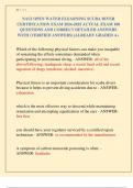 NAUI OPEN WATER ELEARNING SCUBA DIVER  CERTIFICATION EXAM 2024-2025 ACTUAL EXAM 100  QUESTIONS AND CORRECT DETAILED ANSWERS  WITH &lpar;VERIFIED ANSWERS&rpar; &vert;ALREADY GRADED A&plus;