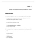 A Preface to Marketing Management, Peter - Exam Preparation Test Bank (Downloadable Doc)