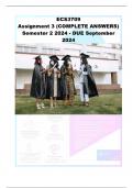 ECS3709 Assignment 3 &lpar;COMPLETE ANSWERS&rpar; Semester 2 2024 - DUE September 2024