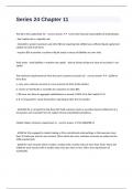 Series 24 Chapter 11 questions well answered graded A&plus;