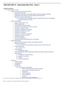 NUR 2502 MDC III – Examination Blue Print – Exam 2