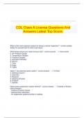   CDL Class A License Questions And Answers Latest Top Score&period;