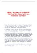 NREMT EXAMS WITH ALL UPDATES&period;&period;&period;&period;&period;NEW&excl;&excl;&excl;&excl;&excl;&excl;&excl;