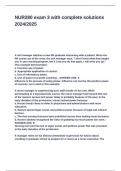 NUR280 exam 3 with complete solutions 2024&lowbar;2025&period;
