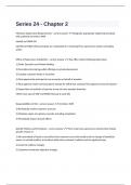 Series 24 - Chapter 2 questions and correct answers rated A&plus;