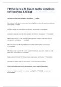 FINRA Series 24 &lpar;times and&sol;or deadlines for reporting & filing&rpar; fully solved 