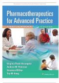 TEST BANK for Pharmacotherapeutics for Advanced Practice- A Practical Approach 5th Edition Arcangelo &vert;ultimate guide &vert;newest version 2024&sol;25
