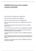 GMS6530 final Exam with complete solutions 2024&lowbar;2025&period;