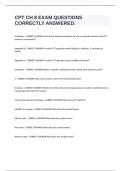 CPT CH 8 EXAM QUESTIONS CORRECTLY ANSWERED&period;