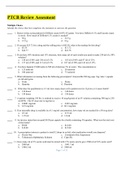 CHE ANALYTICAL&semi;PTCB Review Assesment &lpar;Questions & Answers&rpar;