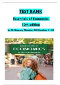 Test Bank for Principles of Economics 10th Edition By Gregory Mankiw All Chapters Covered &comma;Latest Edition 