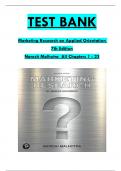 Test Bank For Marketing Research&colon; An Applied Orientation 7th Edition &lpar;What's New in Marketing&rpar; by Naresh Malhotra All 1-23 Chapters Covered &comma;Latest Edition ISBN&colon;9780134734842&comma; 