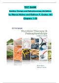 Test Bank For Nutrition Therapy and Pathophysiology&comma; 4th Edition by Nelms All 1-25Chapters Covered &comma;Latest Edition  ISBN&colon; 9780357041710&comma; 