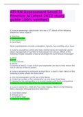ATI-RN Assessment Level 1&colon; Practice A&lpar;Latest 2022 study guide 100&percnt; verified&rpar;