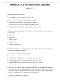 POSTEST ATLS 2021 QUESTIONS ANSWERS  GRADED A+