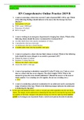 407&lowbar;INTEGRATION&lowbar;RN&lowbar;Comprehensive&lowbar;Online&lowbar;Practice&lowbar;2019&lowbar;B&lowbar;FINAL&lowbar;LUNES&lowbar;2850&lowbar;150 QUESTIONS AND ANSWERS