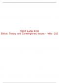 Test Bank For Ethics&colon; Theory and Contemporary Issues - 10th - 2024 All Chapters - 9780357798539